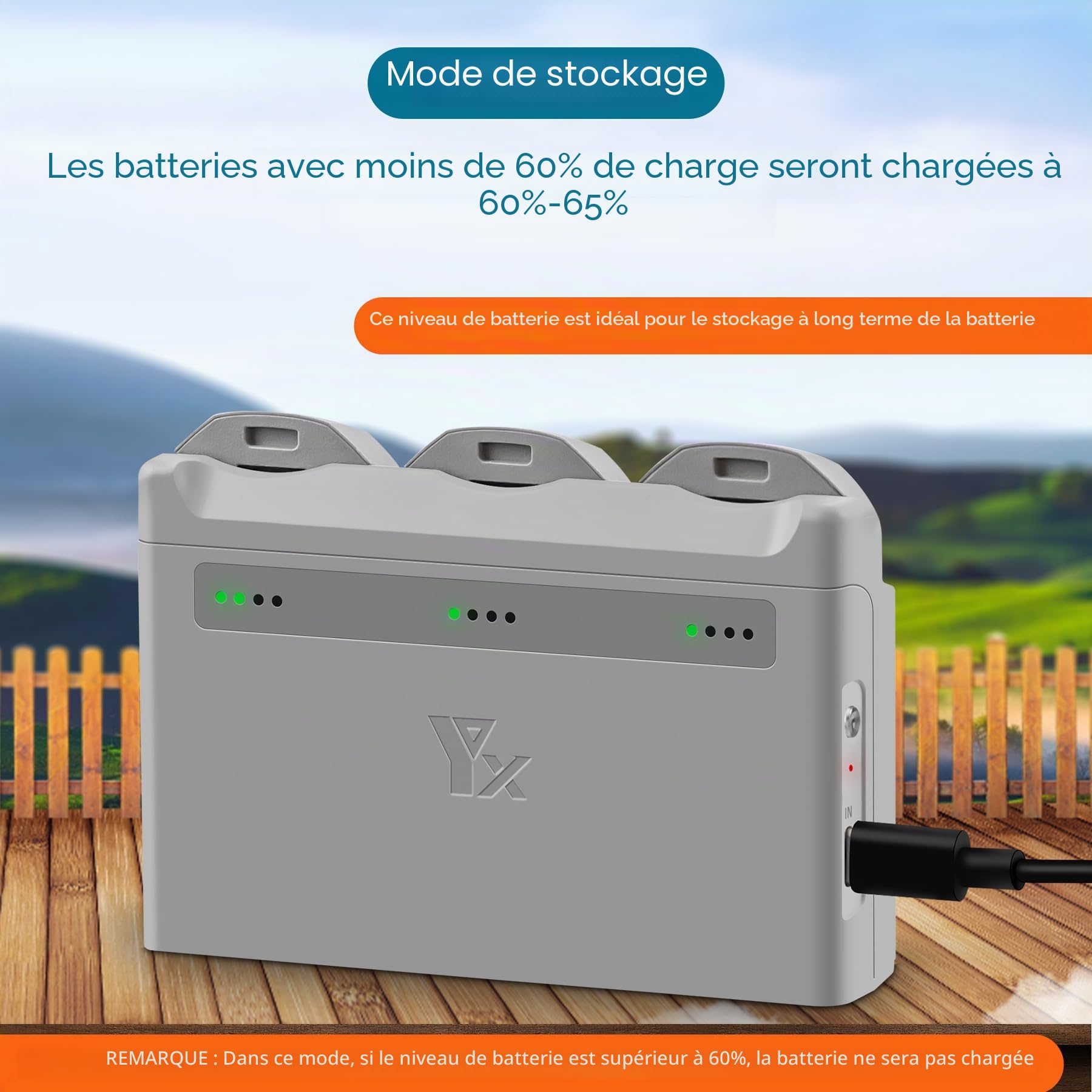 Chargeur de batterie multifonction avec charge de stockage pour drone DJI Neo, hub de charge bidirectionnel, charge rapide 3 batteries accessoires