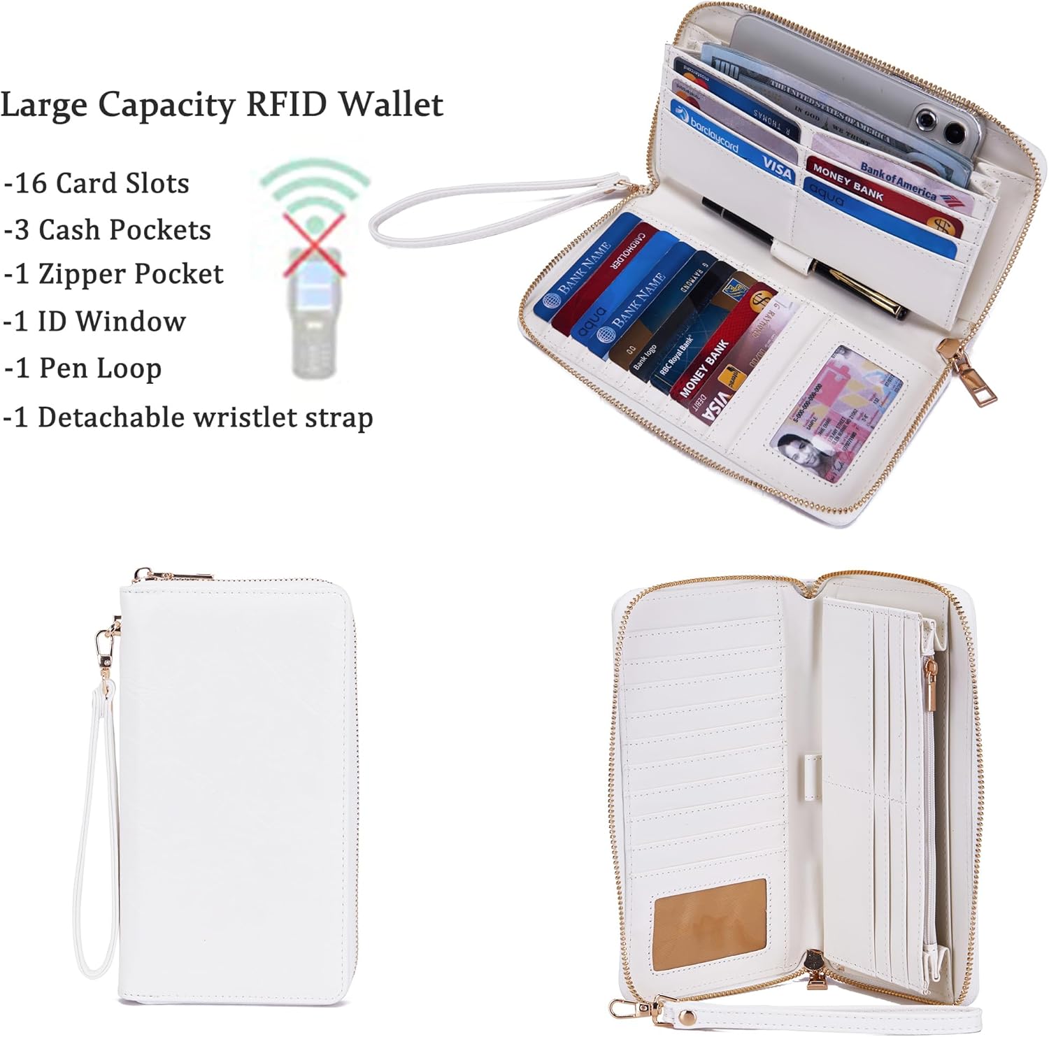 Women Large Crossbody Bags Ladies Satchel Shoulder Handbags Purse and Wallet Set for Women Totes Hobo Purses - Image 2