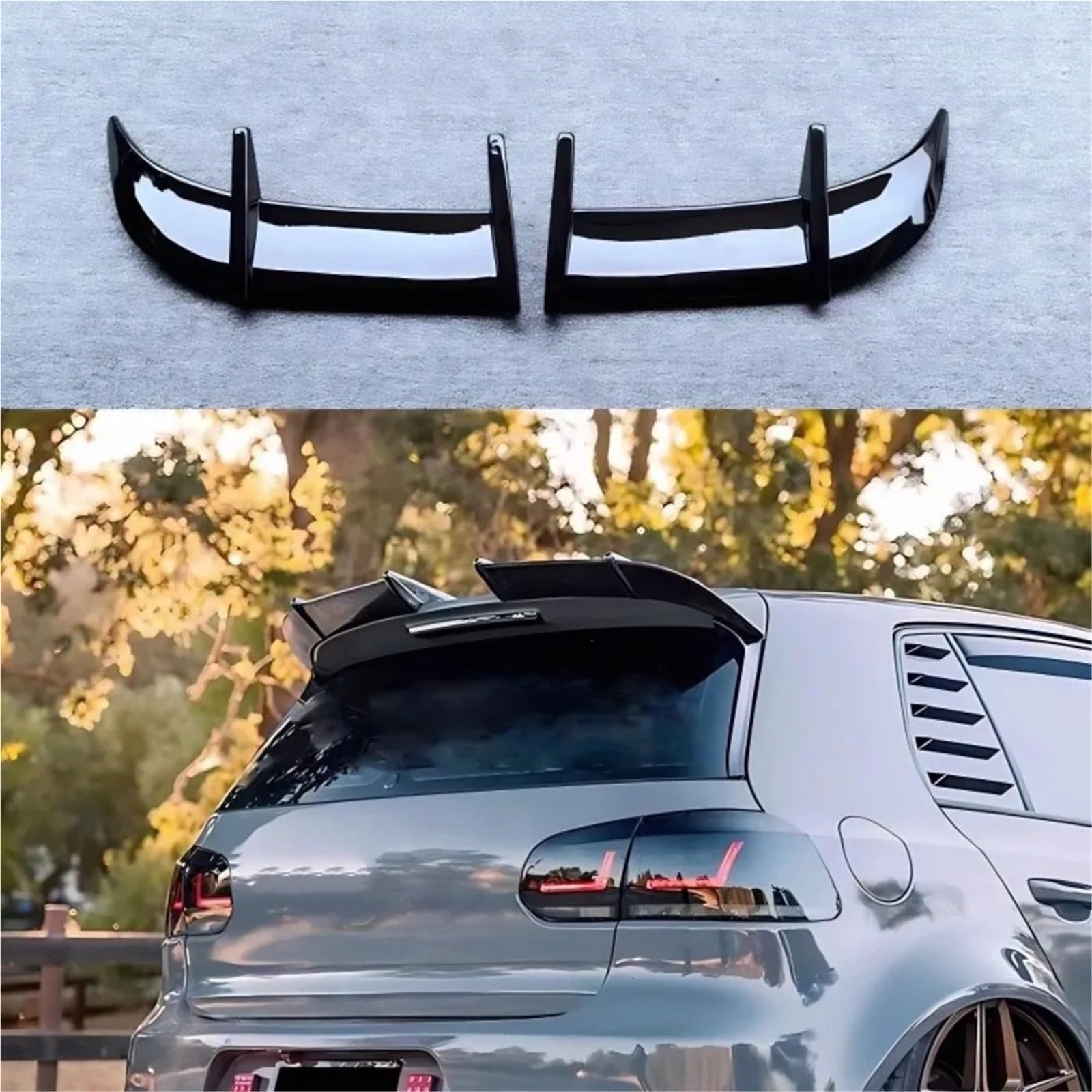 Spojlery tylne Do VW Golf 6 MK6 GTI 2008-2012 Skrzydło spojlera