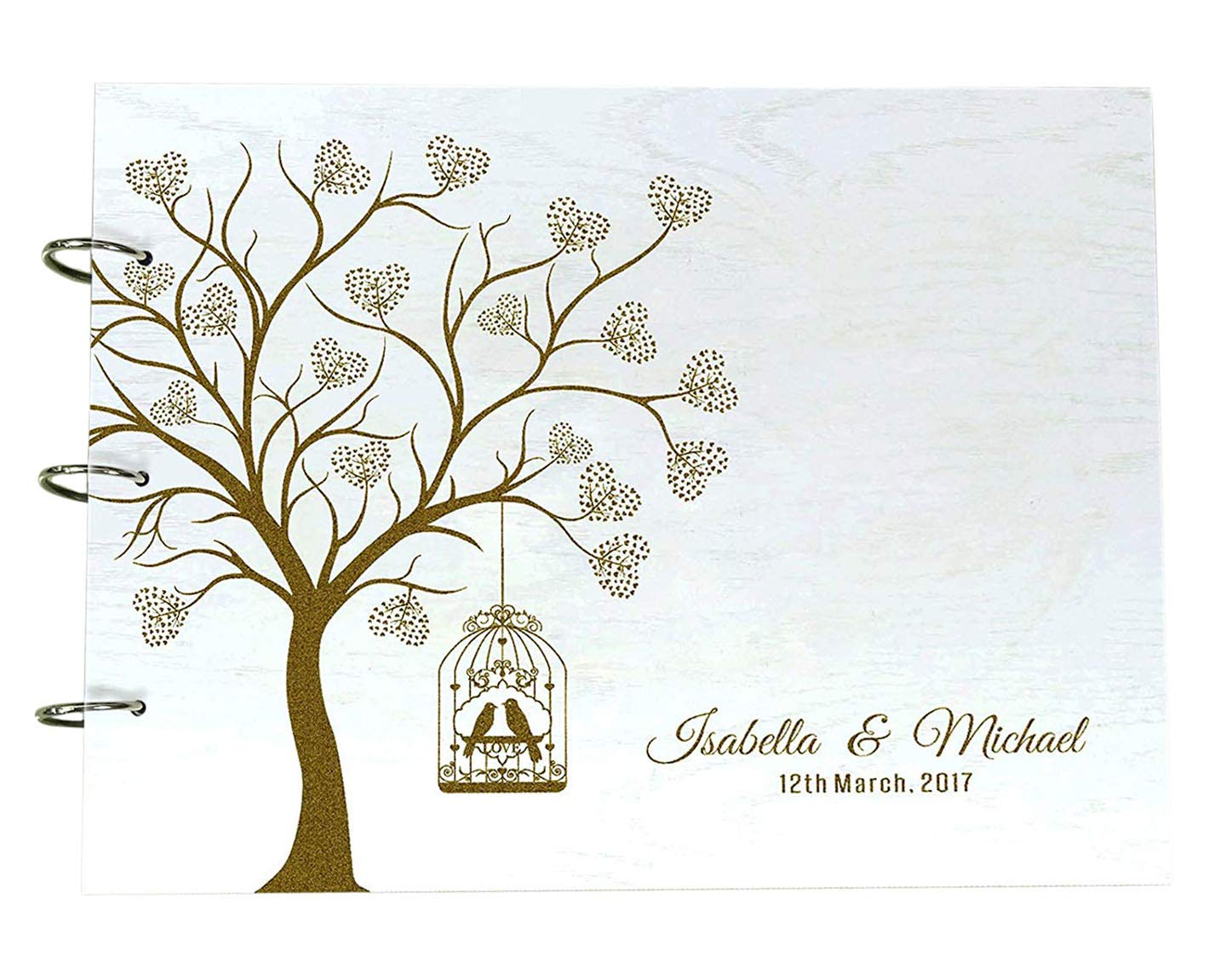 Darling Souvenir Personalisierte Holz Holz Hochzeit Gästebuch Baum Design Einzigartige Beratung Buch Custom Rustic Gästebuch