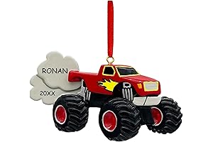 Christmas Monster Truck Ornament: A Delightful Addition to Your Holiday Decor