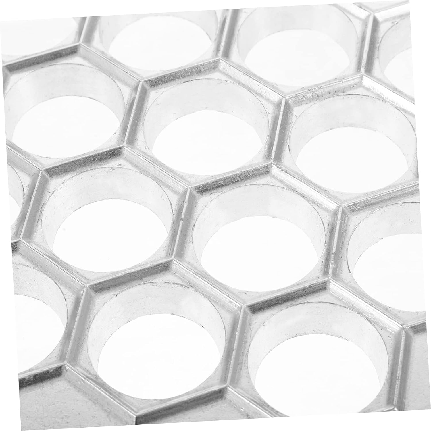 SHOWERORO 19holes Russian Dumpling Mold Maker Alloy Ravioli Mold for Easy Dumpling Making Design for Quick Effortless Homemade Kitchen Gadget for Restaurants and Home Chefs
