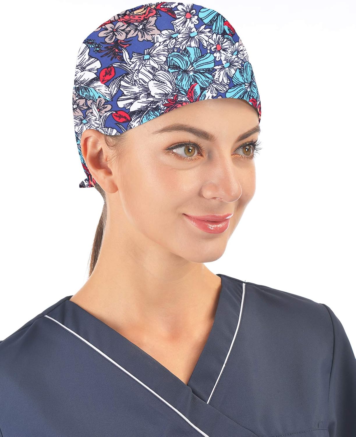 Kousenpu Adjustable Hat Working Head Cover Cap with Sweatband, Premium Polyester Fabric - Anti-Wrinkle - Women & Men at  Women’s Clothing store