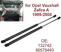 Vista 2 de Shocks Lift Supports Gas Struts Fit for Vauxhall Fit for Opel Zafira A MK1 1999-2005 132742 90579440 Lift Support Shock Absorber 2 Pcs Black Set