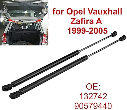 Miniatura 2 de Shocks Lift Supports Gas Struts Fit for Vauxhall Fit for Opel Zafira A MK1 1999-2005 132742 90579440 Lift Support Shock Absorber 2 Pcs Black Set