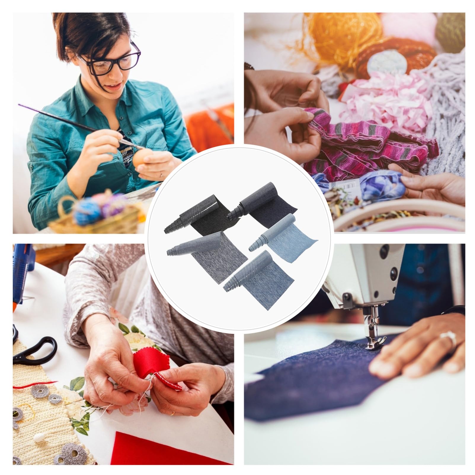 25rollen Farbige Patches Dekorative Applikationen Für Kleidung Taschen Und Projekte Reparatur-patches Für Jacken Und Textilien