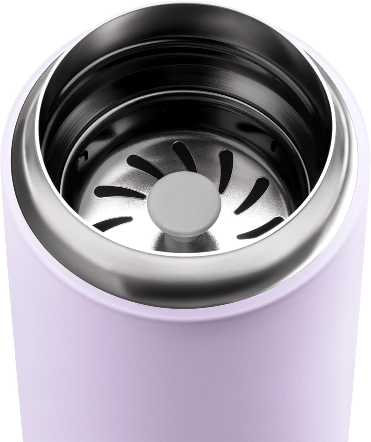 Fellow 16 oz Carter Move Travel Mug - Vacuum-Insulated Stainless Steel Travel Coffee Mug - Coffee Tumbler with Ceramic Interior and Splash Guard - Lavender Purple - Image 2