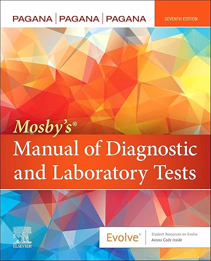 E-book - Mosby's Manual of Diagnostic and Laboratory Tests - E-Book 7th Edition, Kindle Edition (PDF Instant Download)