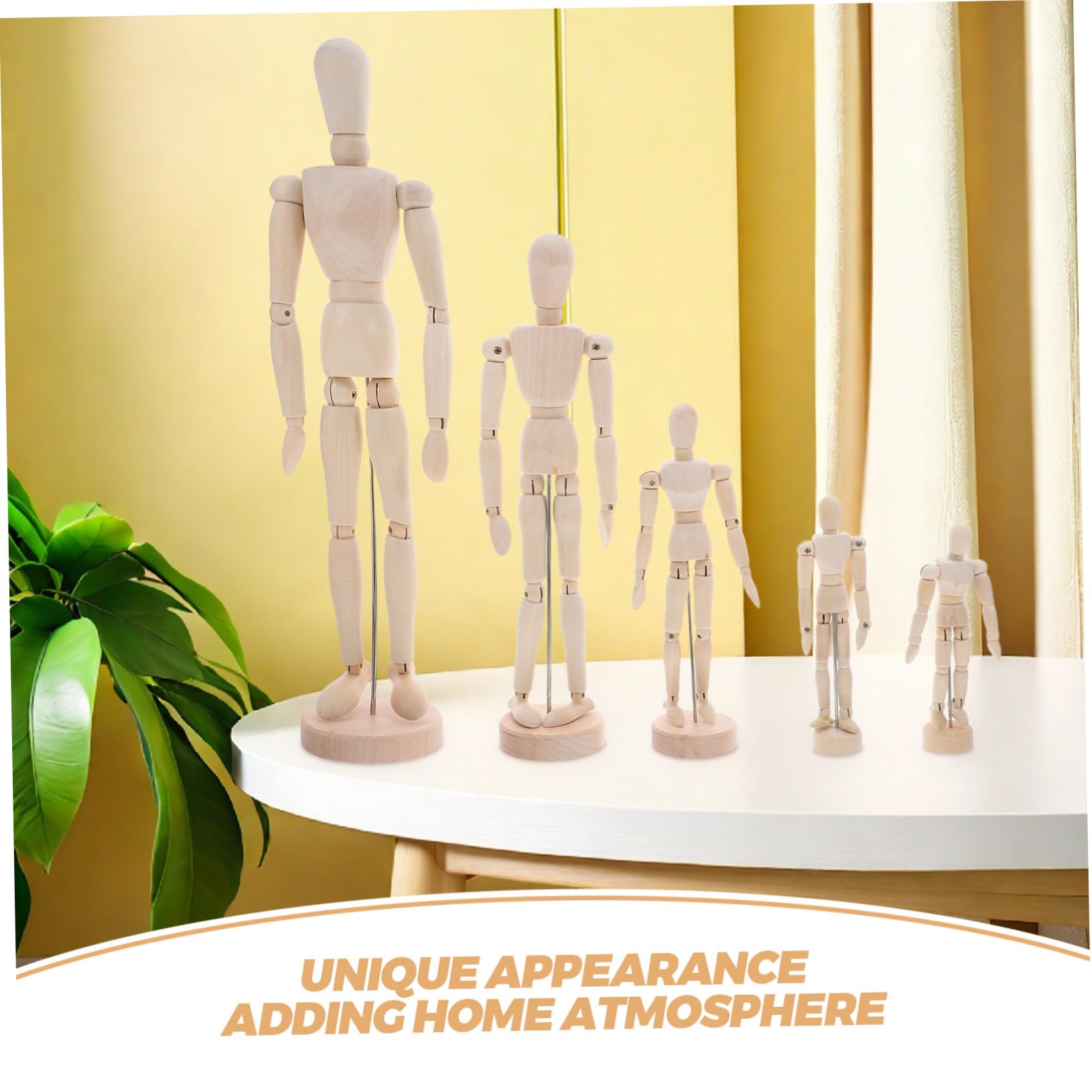 NUOBESTY 5 Pièces Mannequins Dessin Articulés avec Support Modèles Flexibles pour Croquis Artistiques Étude Anatomique et Décoration Variées pour Artistes et Étudiants