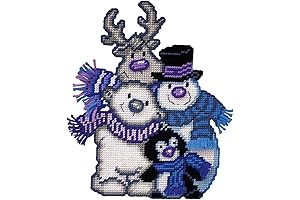 Design Works Crafts Winter Pals Plastic Canvas Wall Décor Kit, by The Yard CLEARANCE