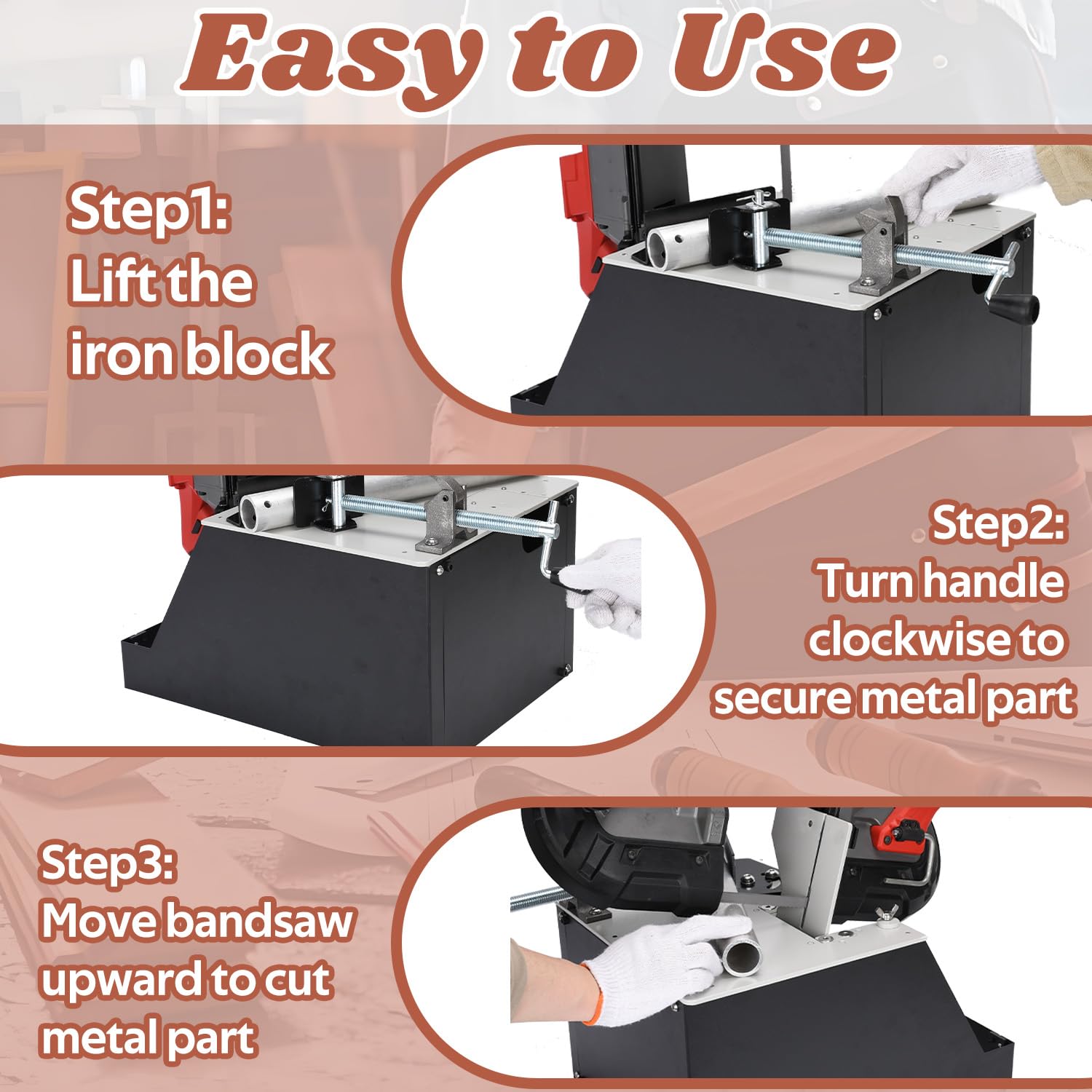 Milwaukee Bandsaw Stand - Portable & Adjustable -7