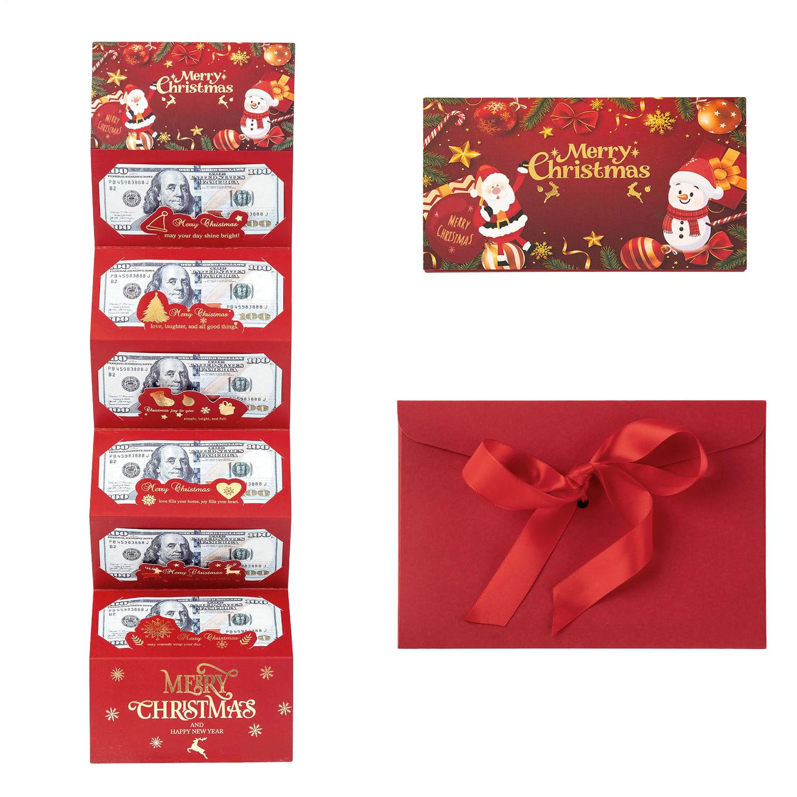 Sobres De Dinero Navideños - Tarjetas con Sobres para Regalo En Efectivo | Decoración Navideña para Padres Madres Abuelos Organizadores De Eventos,Detalles para Calcetín De