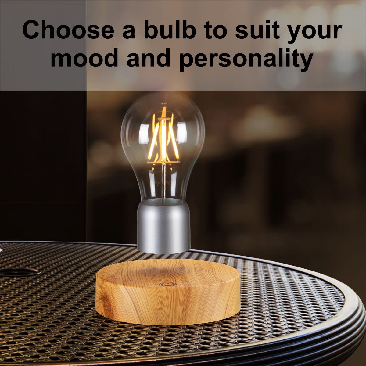 VGAzer Magnetic Levitating Floating Wireless LED Desk Lamp for Creative Gifts Room Decor, Night Light - Image 4