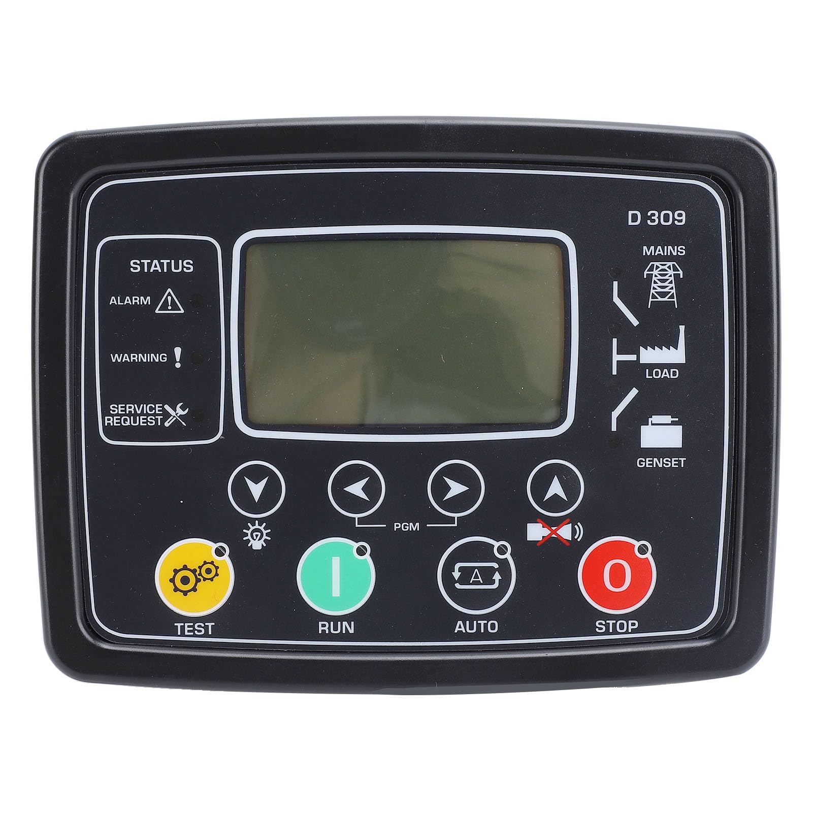 Panel de Control del Generador DKG309 Panel Controlador de Grupo Electrógeno Seguro y Duradero para de Alerta 8-36V