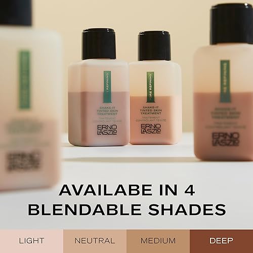 Miniatura 7 de Erno Laszlo Shake-It - Tratamiento tintado para el cuidado de la piel, tinte facial profundo para tez más profunda, hermoso tono de piel, controla