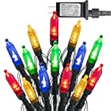 200 LED Christmas Mini String Lights, 65FT Connectable Waterproof 8 Modes Fairy Lights for Indoor Outdoor Patio Garden Holiday Party Decorations (Multi-Colored)