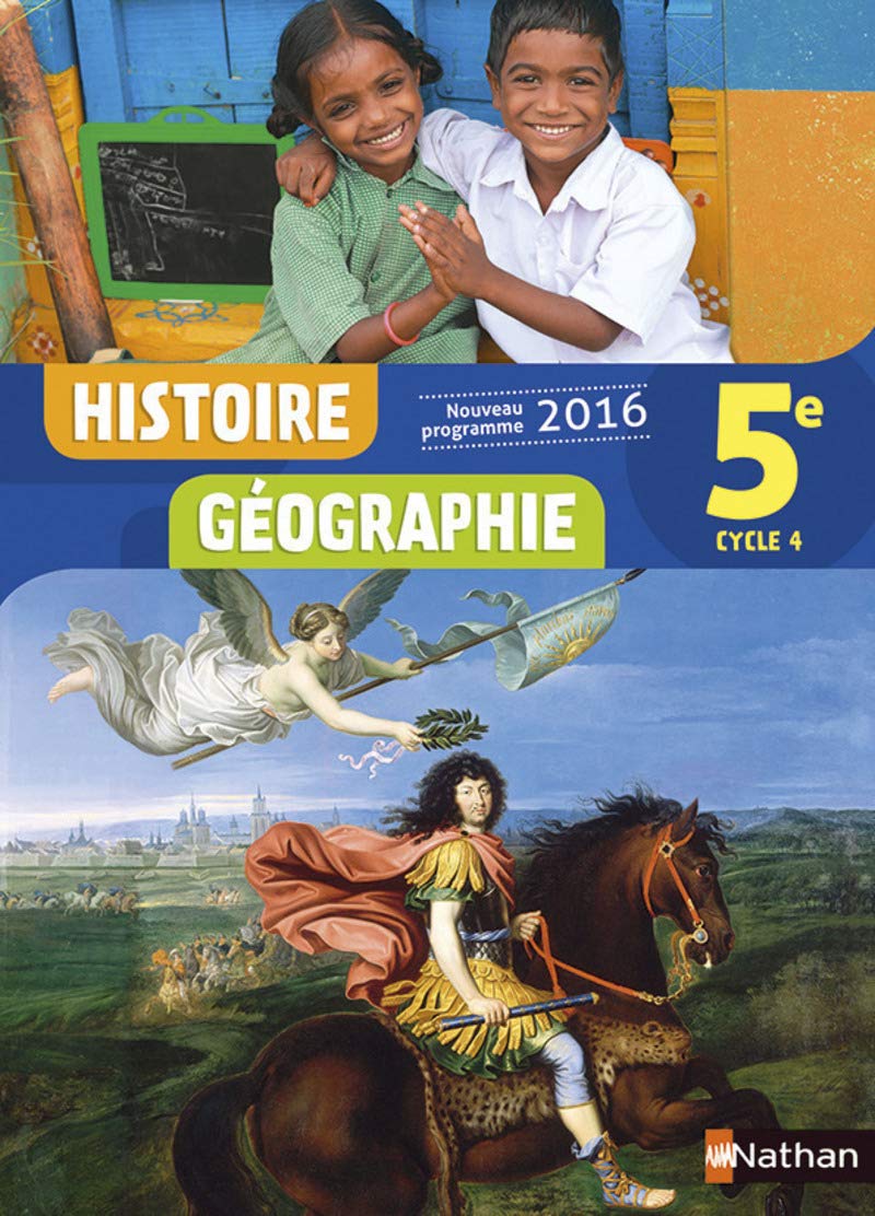 Histoire Géographie 5è 2016 - Manuel élève (TOURILLON FELLAHI) (French Edition)