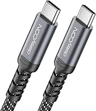 deleyCON 1 m USB-C Cable 40 Gbps 240 W USB 4.0 Charging and Data Cable, DP Alt Mode, 8K@60Hz for Notebook, MacBook, Monitor, SSD, iPad, iPhone 17 16 Air Max Pro, Galaxy S25 etc.