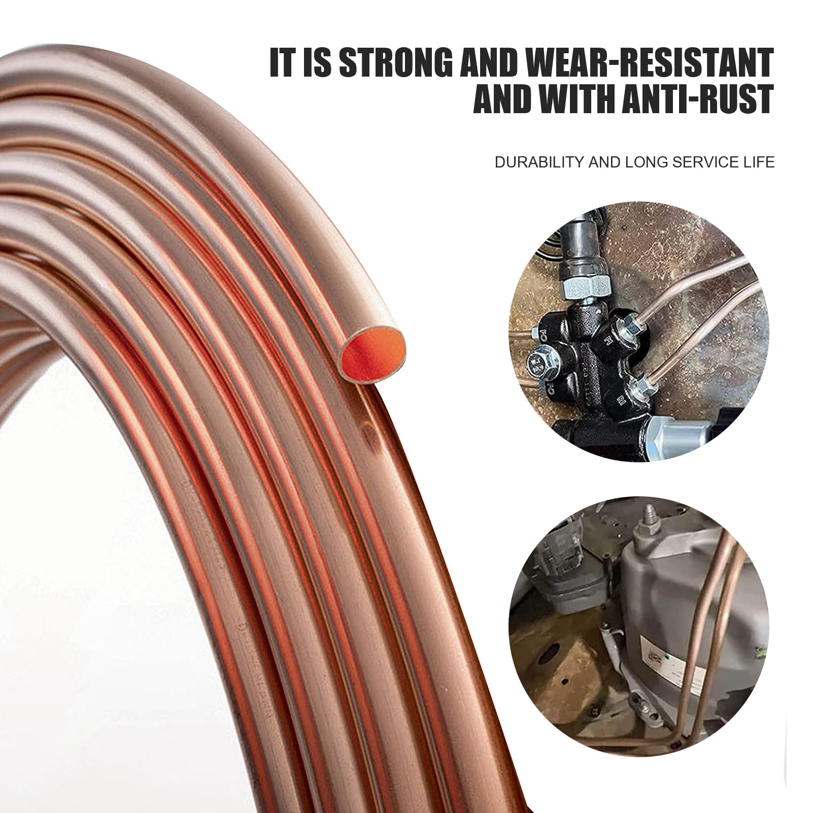 1911R CU-10M QUICK BRAKE Tubazione Freno Rame, 4,75 Mm, 10 M | AUTODOC - Foto 2