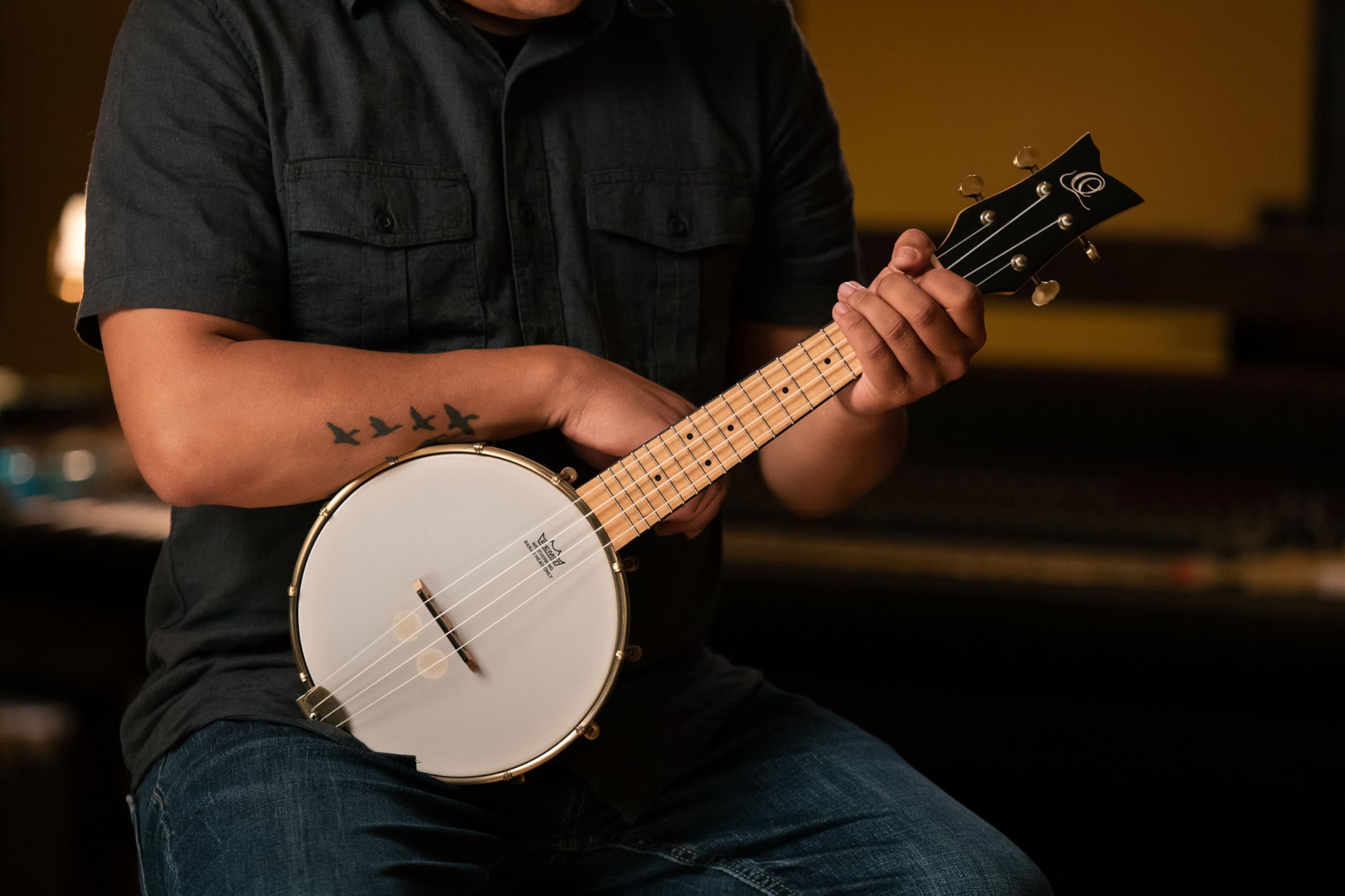 ORTEGA Banjolele Série Banjolele 4 Cordes - + Housse (OUBJE90-MA)