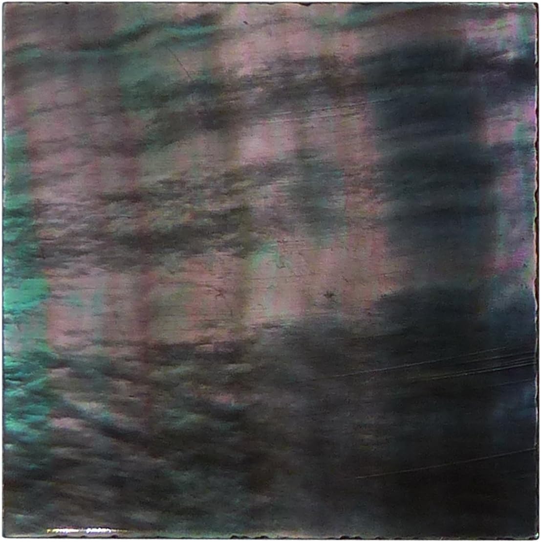 Black Mother of Pearl Inlay Blank - 20x20x0.5mm (0.79x0.79x0.02")