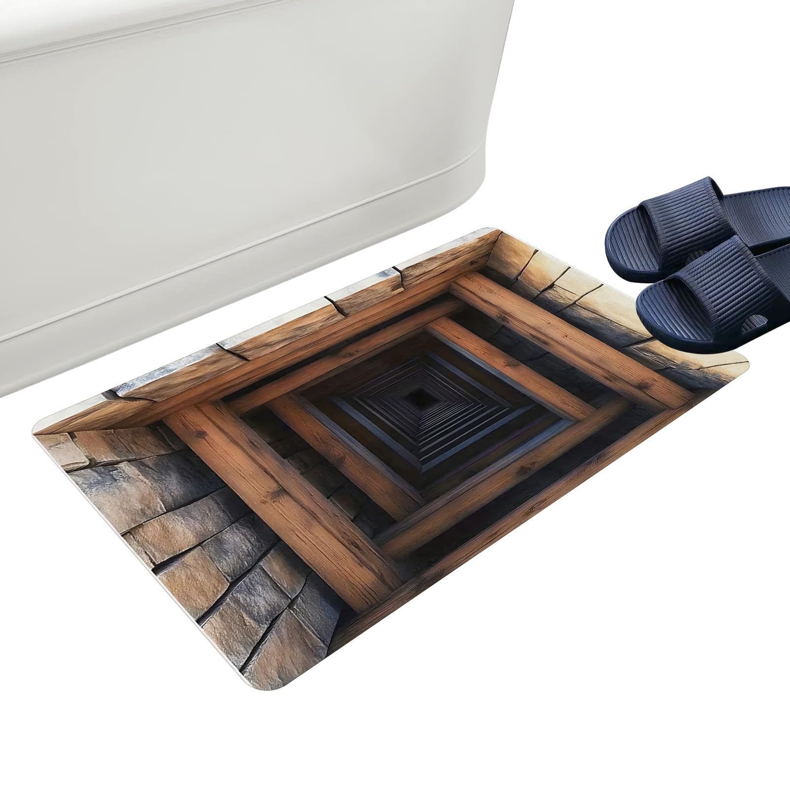 Tapis 3D Illusion d'optique rafraîchissant tapis de cuisine intérieur 40x60
