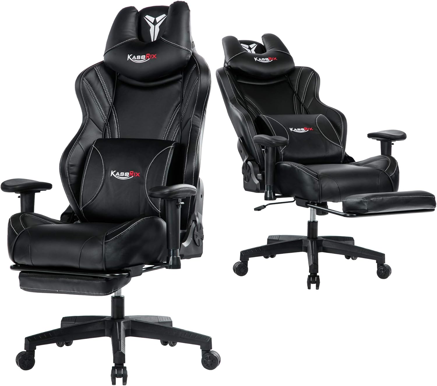 Kasorix Big And Tall Gaming Chair With Footrest Kasorix Big And Tall Gaming Chair With Footrest
