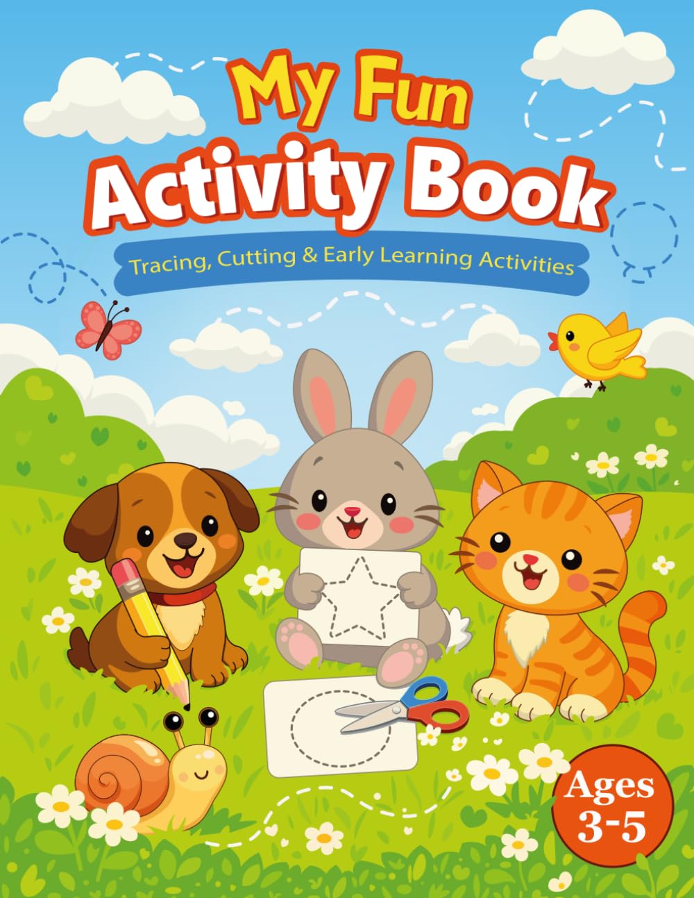 My Fun Activity Book: Tracing, Cutting & Early Learning Activities (My Fun Activity Series)
