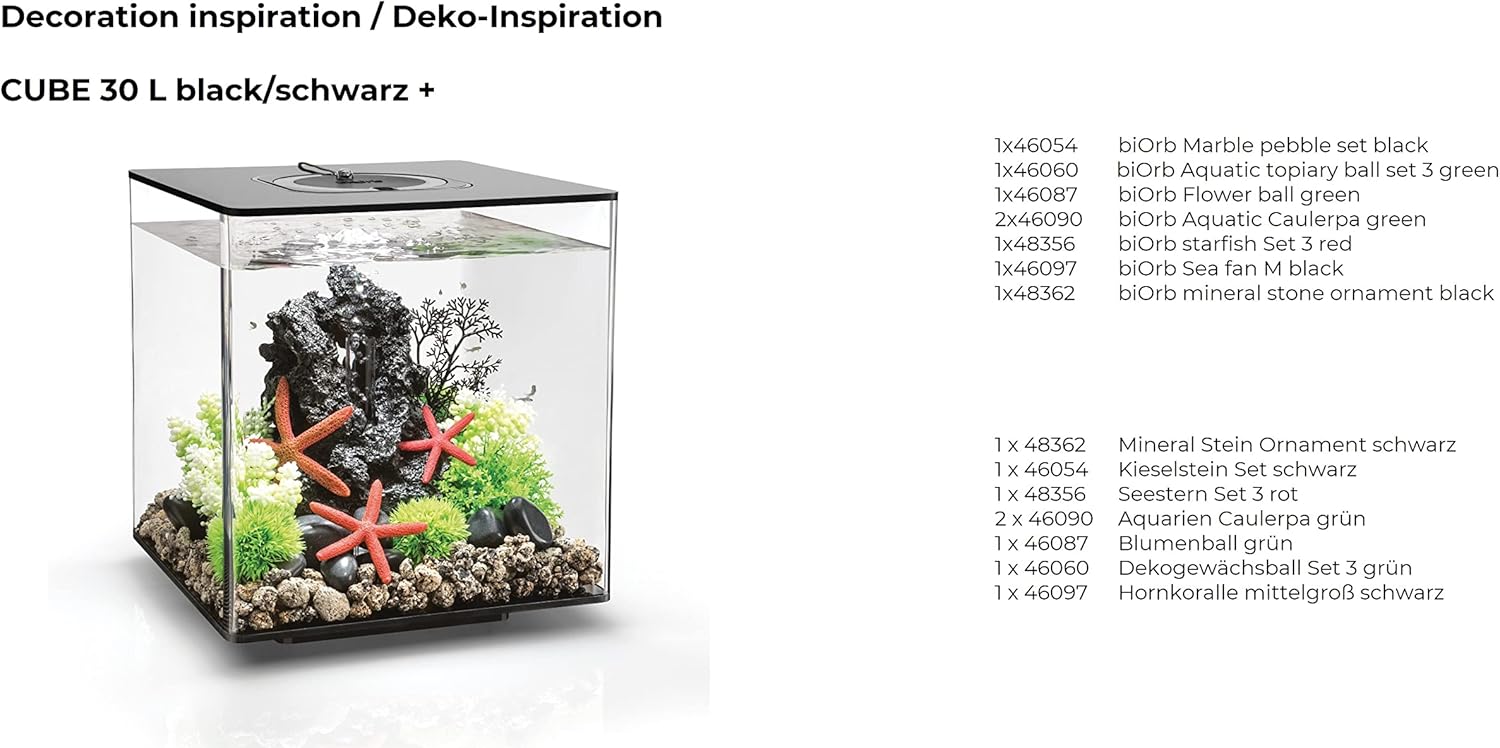 BiOrb 46097.0 Sea Fan Medium Black Aquariums