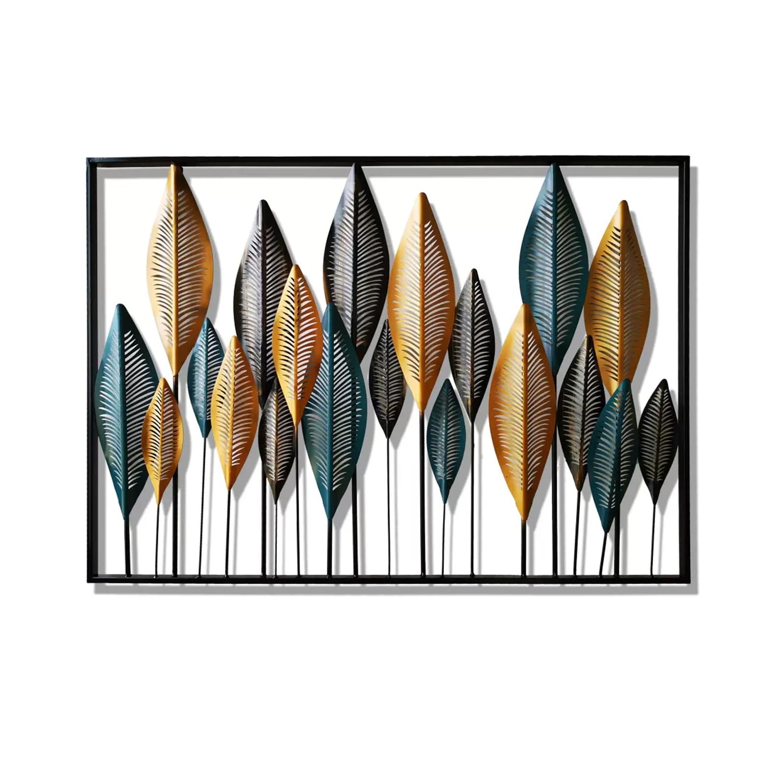 Decoración De La Pared Hoja De Metal Multicolor Arte De La Pared Estilo Moderno Curium