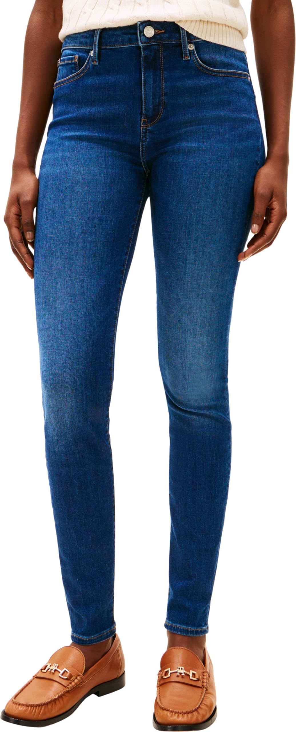 Tommy Hilfiger Women's Como Skinny Fit New Doreen Stretch Jeans, Blue (New Doreen), 30W/26L