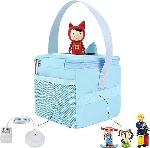 Miniatura 4 de Annmore Estuche de transporte para figuras de Toniesbox y Tonies, con funda para orejas Tonies, uso para transporte y almacenamiento de personajes