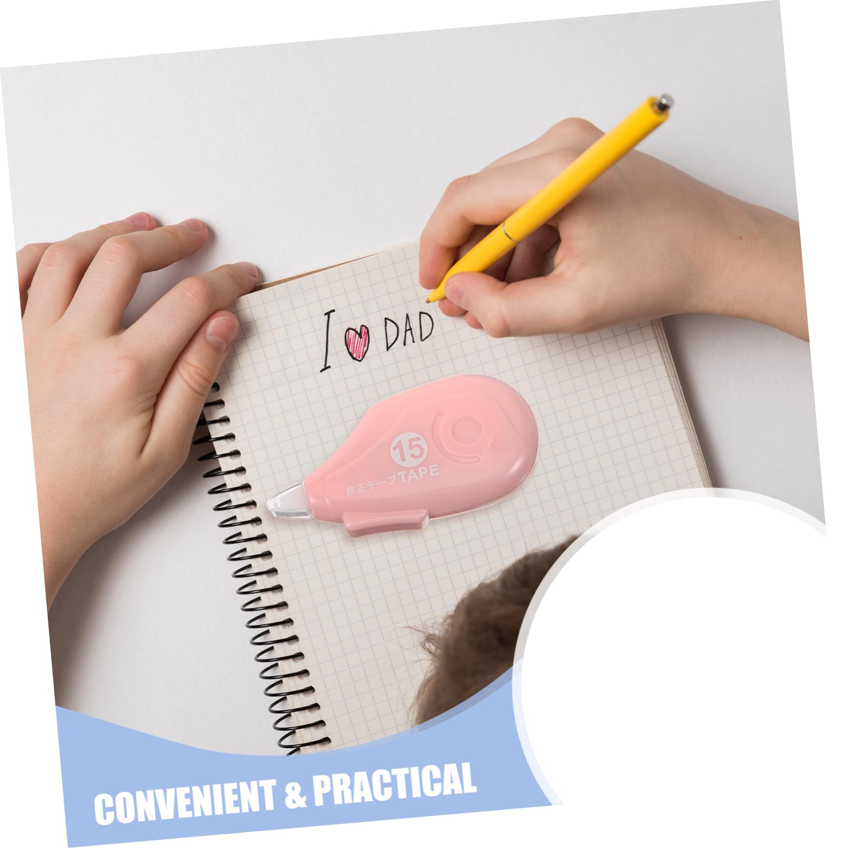 18stücke Korrekturband Zufälligen Farben Und Undurchsichtig Für Büro Und Schule Ergonomischer Für Präzises Arbeiten Sofort Beschreibbar Mit Stift Oder Marker
