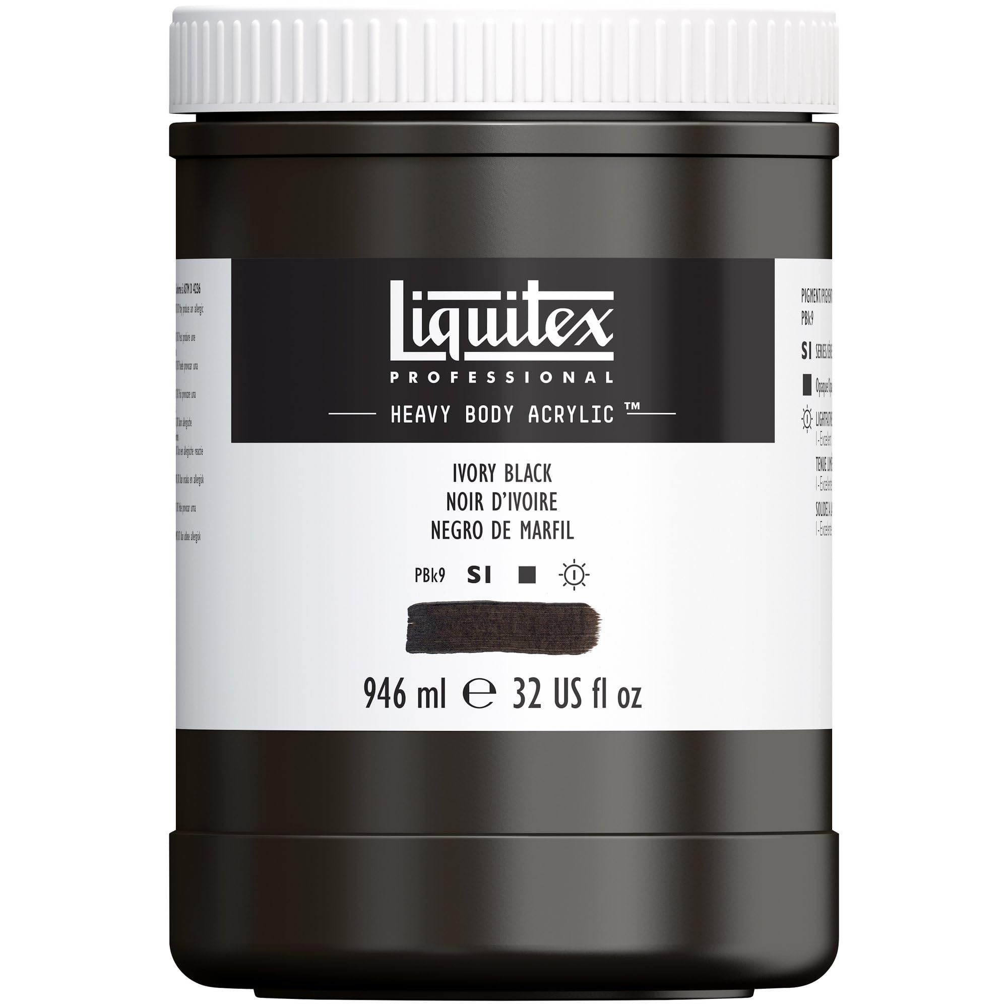 Liquitex Professional Acrylique Heavy Body 946ml Noir D'Ivoire