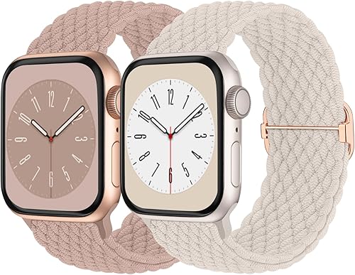 Miniatura 8 de Solo Loop - Correa trenzada compatible con Apple Watch de 165 pulgadas 173 pulgadas 173 pulgadas 173 pulgadas para mujeres y hombres correas