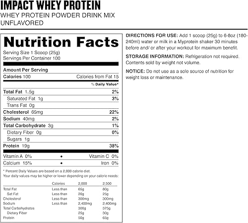 Vista 13 de Myprotein® Polvo de proteína de suero, polvo de proteína sin gluten, suplemento de aminoácidos para culturismo, GMO y proteína libre de soja