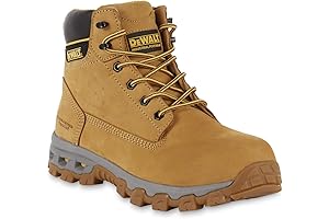 DEWALT Halogen 6" Waterproof Insulated Steel Toe Work Boots, Durable, Slip Resistant,...