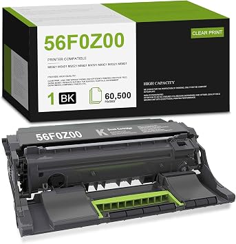 56F0Z00 Imaging Unit 1-Pack,Black Lvan Compatible 56F0Z00 High Yield Imaging Unit Relpacement for Lexmark MS321 MS521 MS621 MS421 MS622 MX321 MX421 MX522 MX622 MB2442 MB2328 XM1246 XM1242 Printer