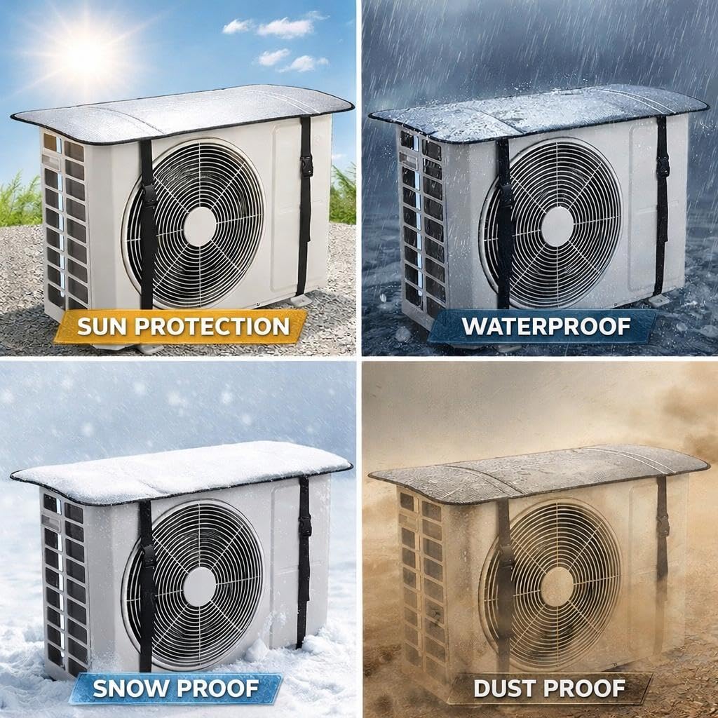 AC Outdoor Cover - Waterproof & Heat Protection -3 AC Outdoor Cover - Waterproof & Heat Protection -3