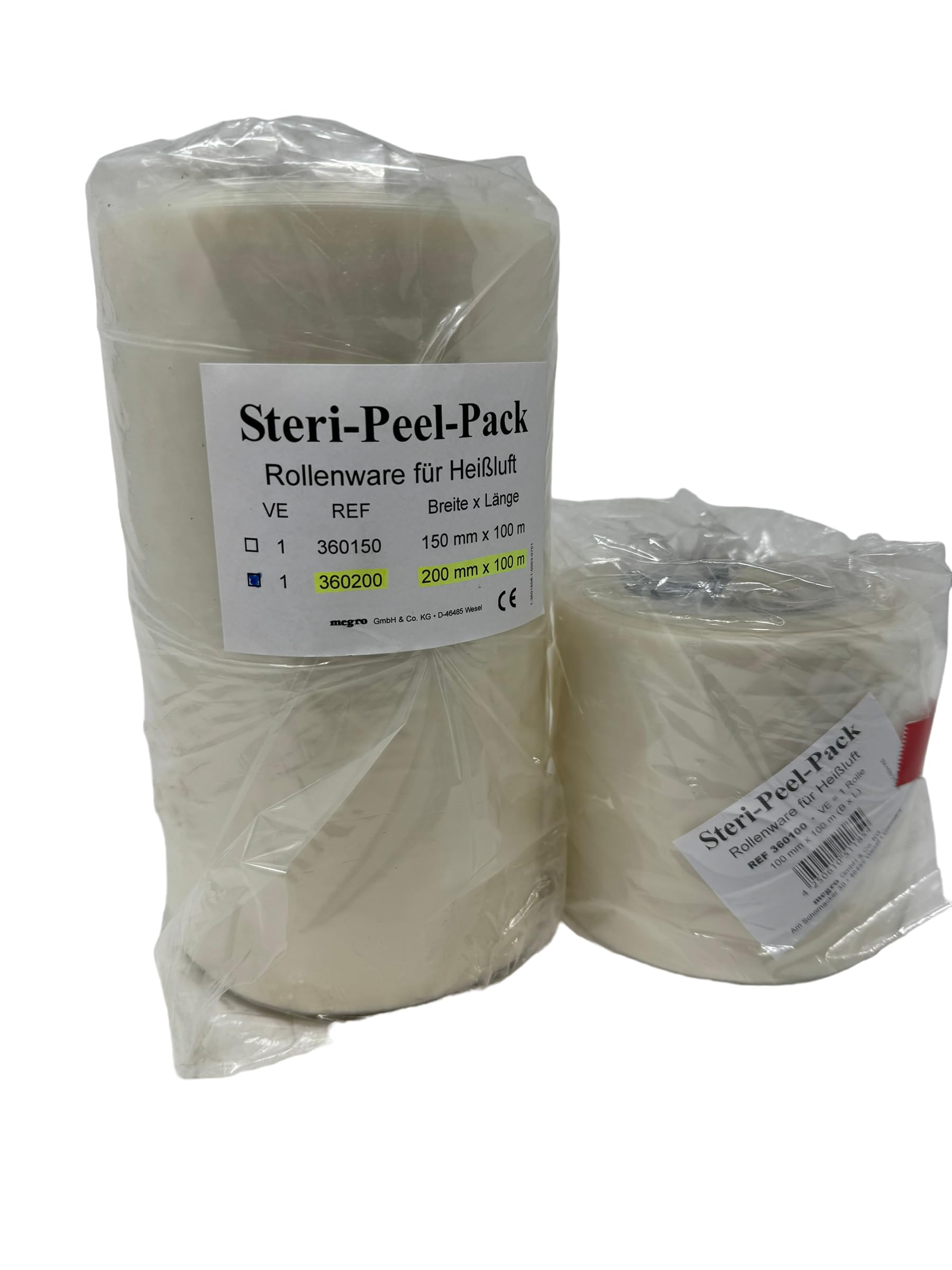 INKgrafiX® IG68286 - Rullo teri per aria calda, 100 m x 200 mm - IG68286 - igiene, sterilizzazione per tatuaggi