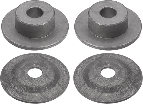 HARFINGTON 2 unids Banco amoladora Arbor arandela brida 1.26 "OD x 0.52" ID de acero al carbono piezas de herramienta para amoladora de banco