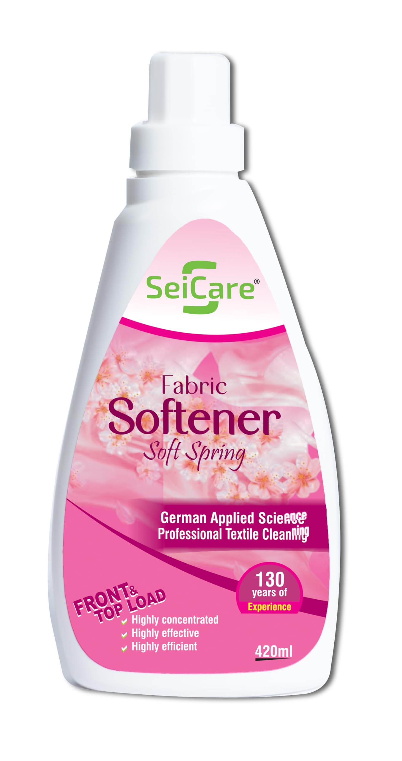 SeiCareFabric Softener Soft Spring | Soft, Pleasant Handle with Fresh Fragrance | After Wash Liquid Fabric Softener