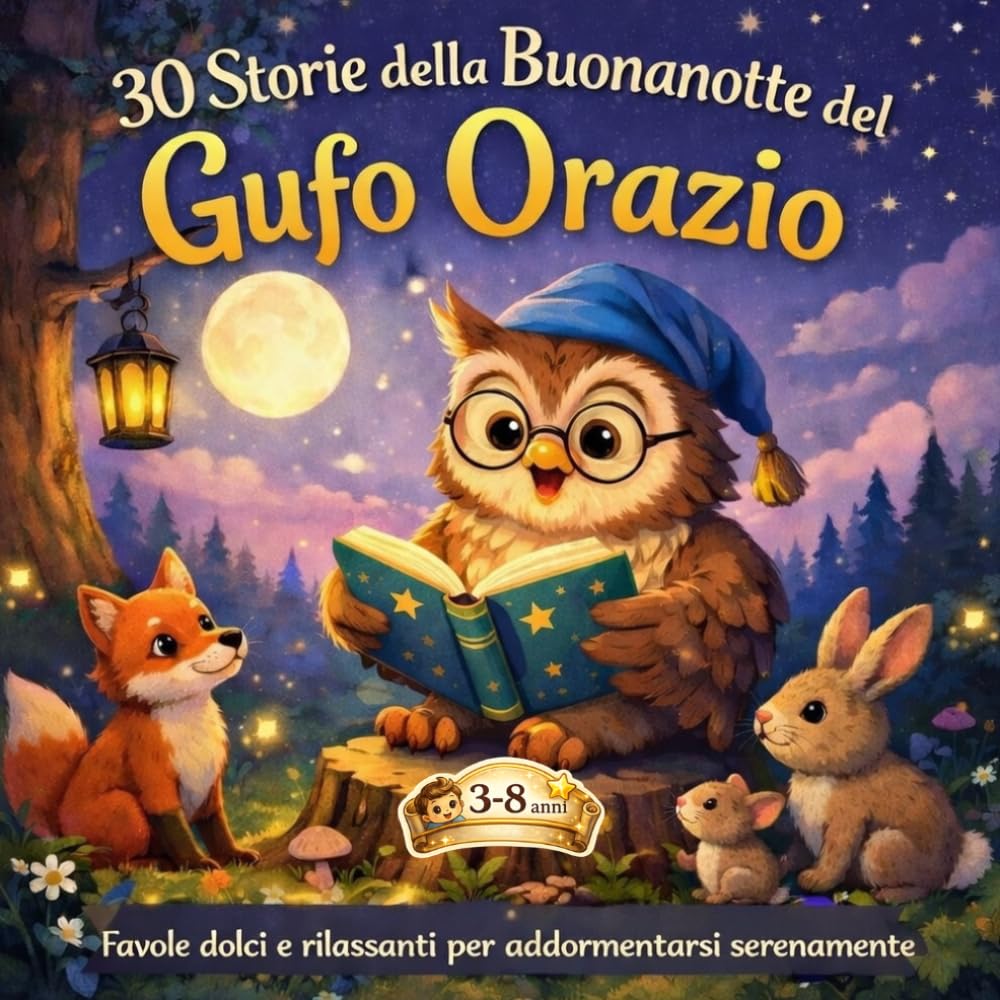 30 STORIE DELLA BUONANOTTE DEL GUFO ORAZIO: Favole dolci e rilassanti per addormentarsi serenamente