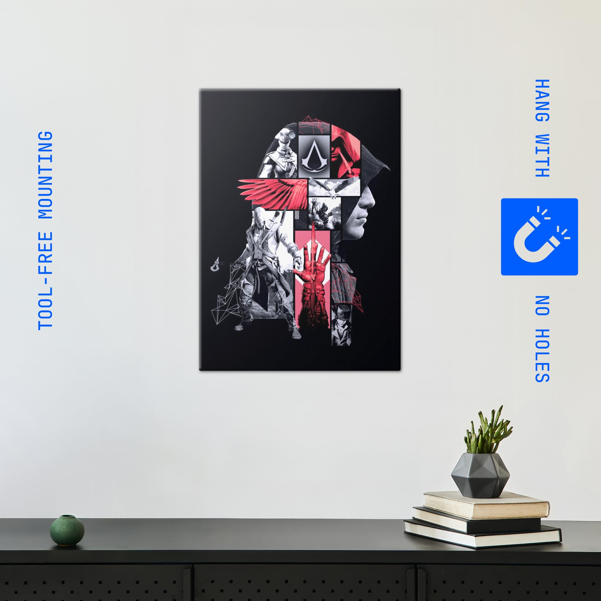 Displate Metall poster Assassin's Creed Assassins Memory Größe M