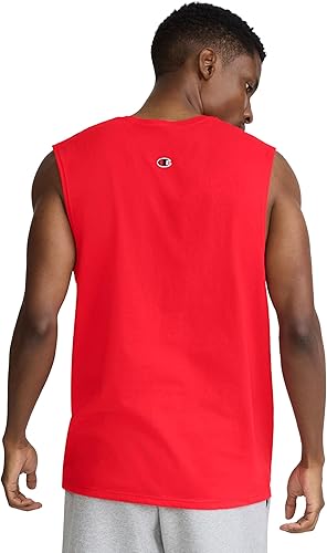 Miniatura 2 de Champion Camiseta sin mangas para hombre, camiseta muscular clásica con gráfico, camiseta sin mangas para hombre (Regular o Grande y Alto)