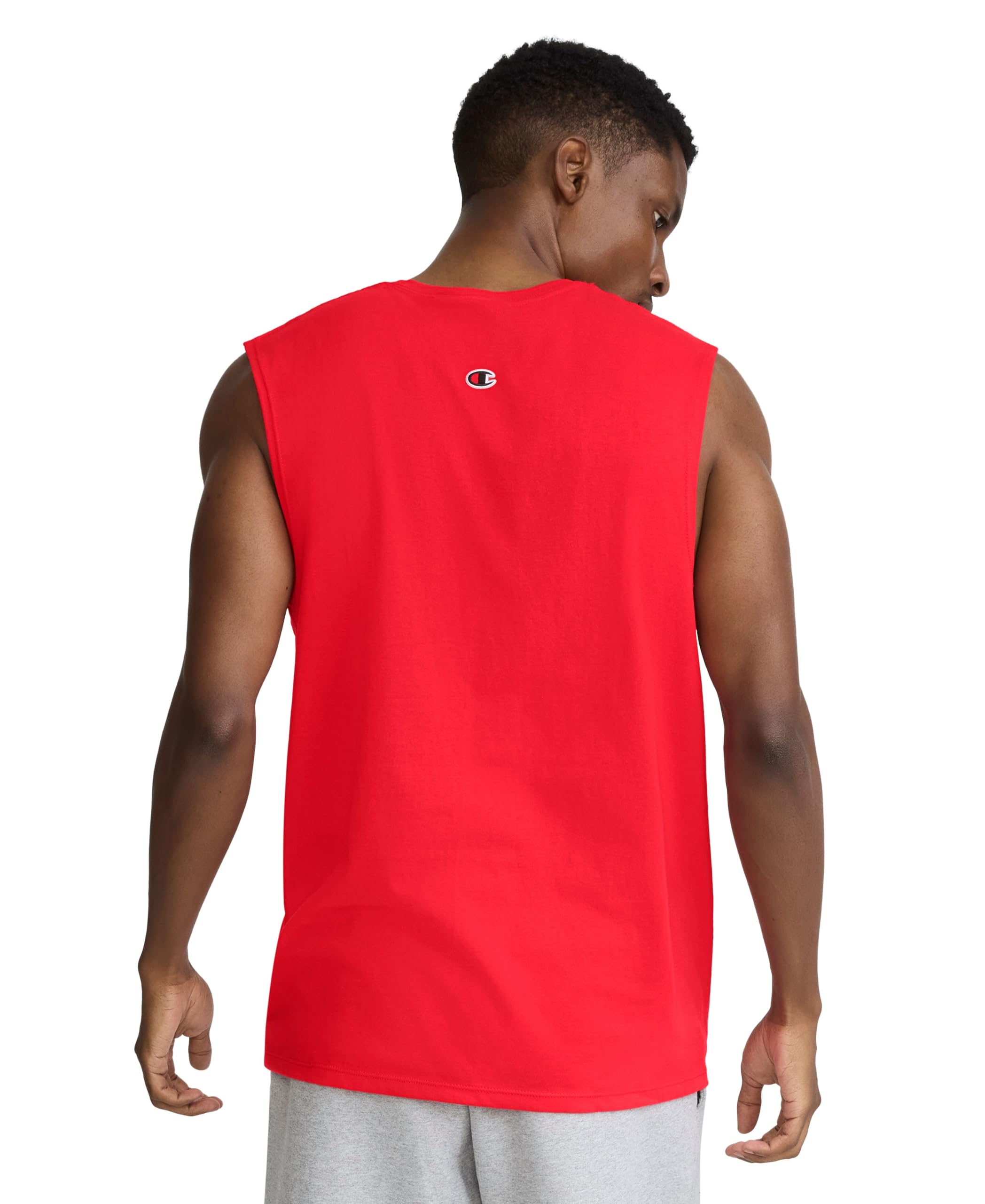 Champion Herren Muscle Tank Classic Graphic Muscle Tee Ärmelloses T-Shirt für Herren (Reg. Oder Groß und Groß) T-Shirt