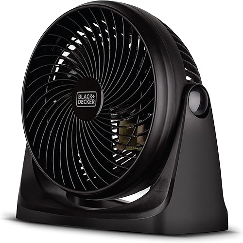 Miniatura 11 de BLACK+DECKER Ventilador de escritorio para el hogar y la oficina, ventilador de 12" con 3 configuraciones de velocidad, ventilador oscilante