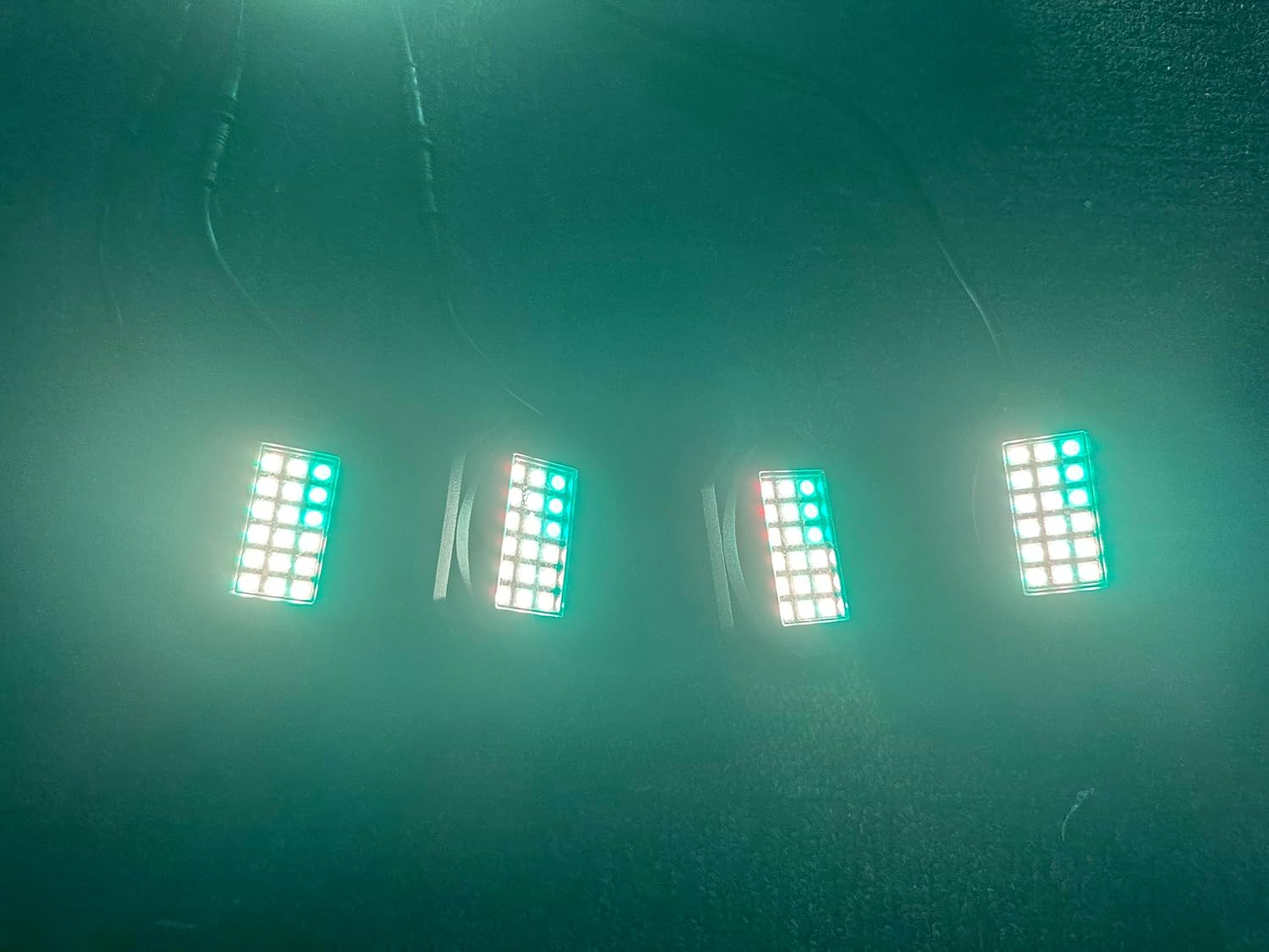 SDO 4Pods Dream Color Chase RGB LED Rock Lights for Off Road Truck RZR Auto Car Boat ATV SUV Waterproof High Power Neon Trail Rig Lights Shockproof (4)