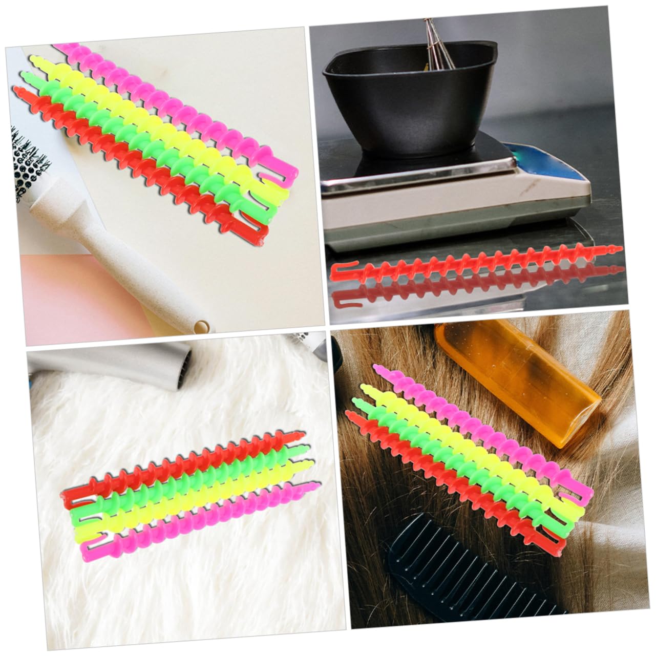 Beaupretty 130piezas Rodillos De Pelo Espirales Para Varillas De Perm De De Para Salones y