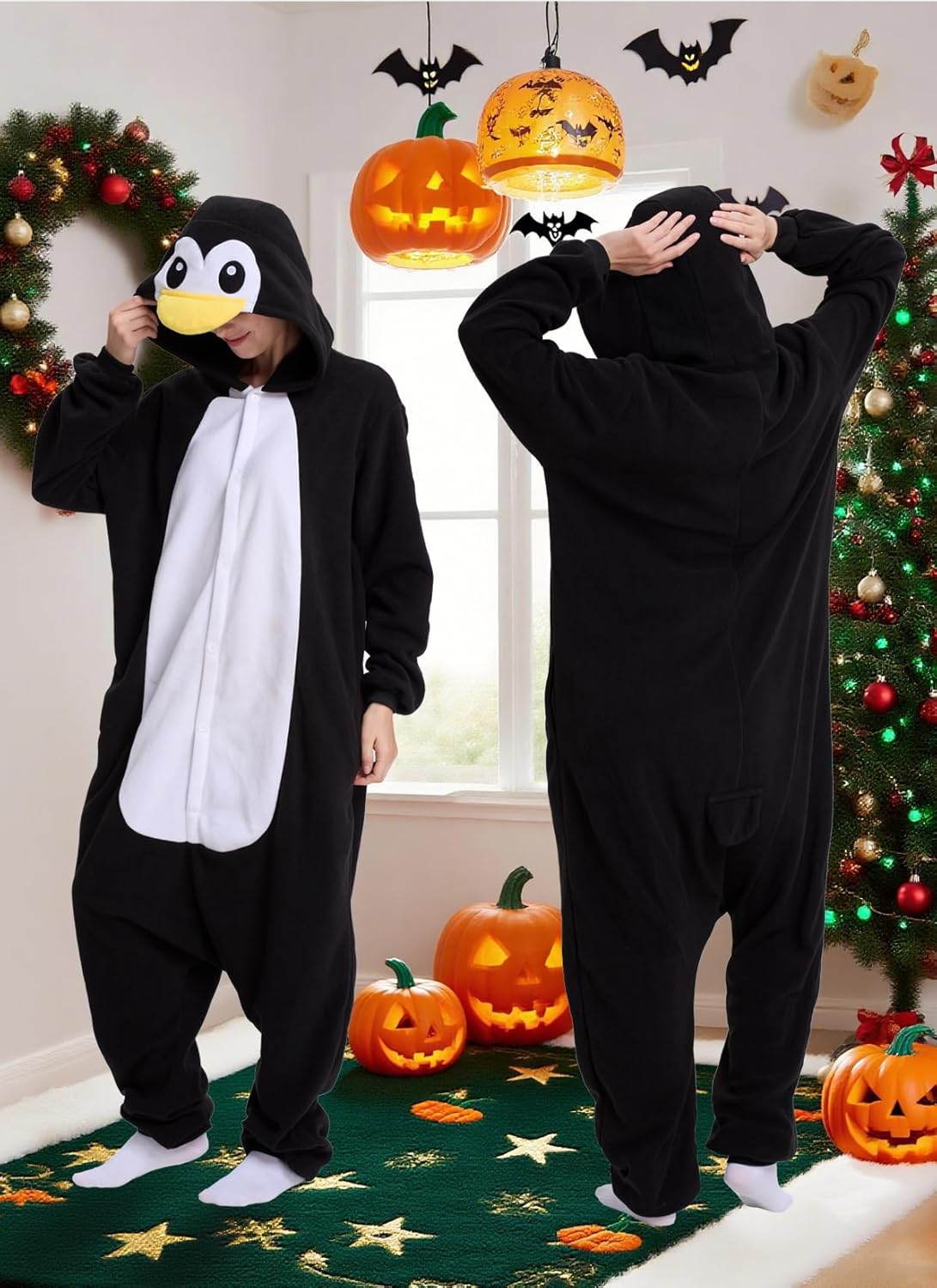 Animal Onesie Pajamas for Adults Halloween costumes Cosplay Homewear Sleepwear Cosplay Parties - Image 3